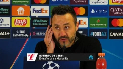 De Zerbi : «On a fait un grand match» - Foot - Ligue des champions - OM