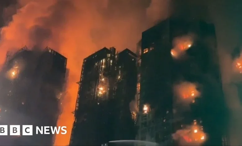 Deadly fire engulfs Hong Kong apartment blocks