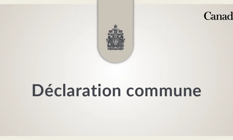 Déclaration conjointe du premier ministre Carney et du premier ministre Kristersson