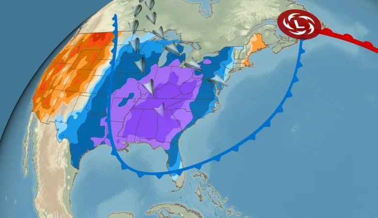 Deep freeze to cause major temperature swings, with lows that could break records in the South