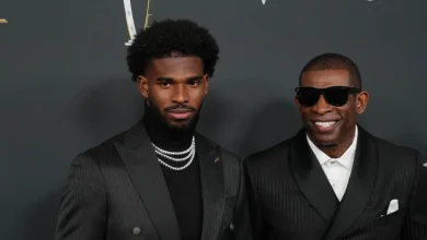 Deion Sanders is attending Shedeur Sanders’ first start for Browns in Las Vegas