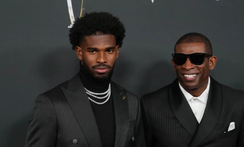Deion Sanders is attending Shedeur Sanders’ first start for Browns in Las Vegas
