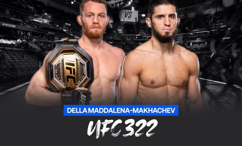 Della Maddalena vs Makhachev, in palio il titolo nei pesi welter