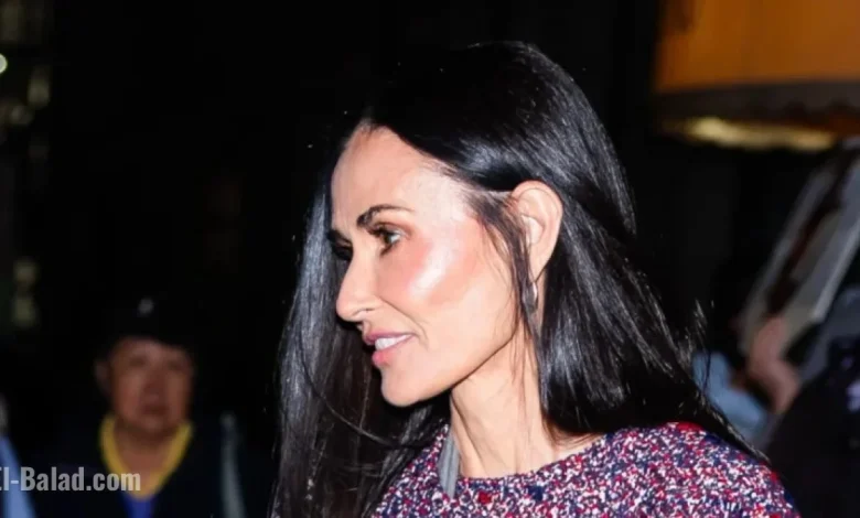 Demi Moore Stuns in Full Gucci Winter Outfit in NYC