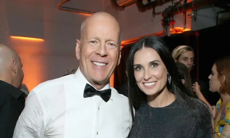 Demi Moore Supports Ex Bruce Willis at Benefit for Dementia