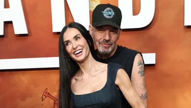 Demi Moore & Billy Bob Thornton Share Sweet Embrace at ‘Landman’ Season 2 Premiere