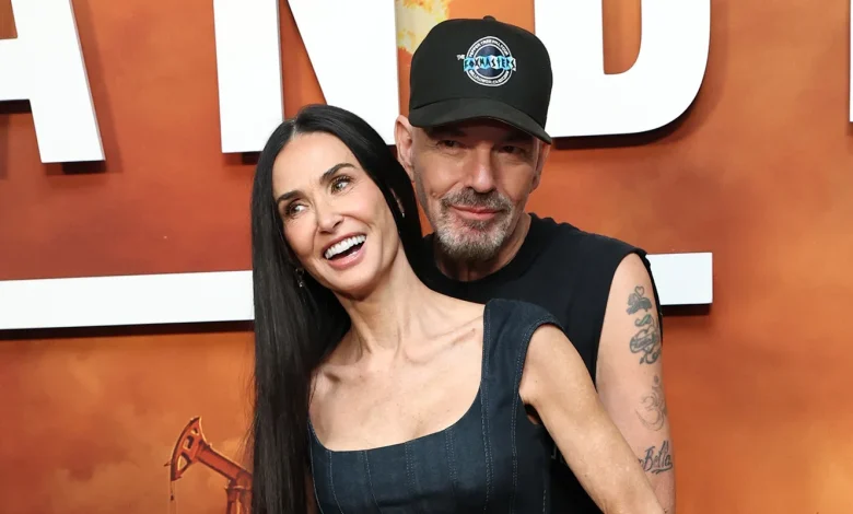 Demi Moore & Billy Bob Thornton Share Sweet Embrace at ‘Landman’ Season 2 Premiere