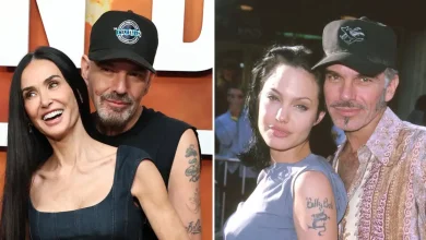 Demi Moore and Billy Bob Thornton Recreate Angelina Jolie Pose