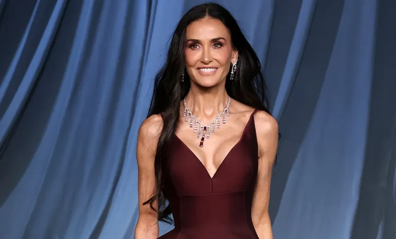 Demi Moore captivates in sheer Gucci jumpsuit at 'Landman' premiere on her 63rd birthday