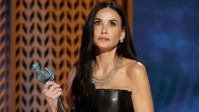 Demi Moore makes striking appearance at ‘Landman’ premiere