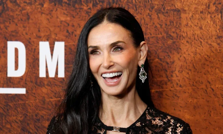 Demi Moore proves you can wear the 'naked dress' trend at any age