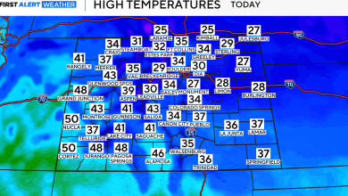 Denver sees first snow of the season