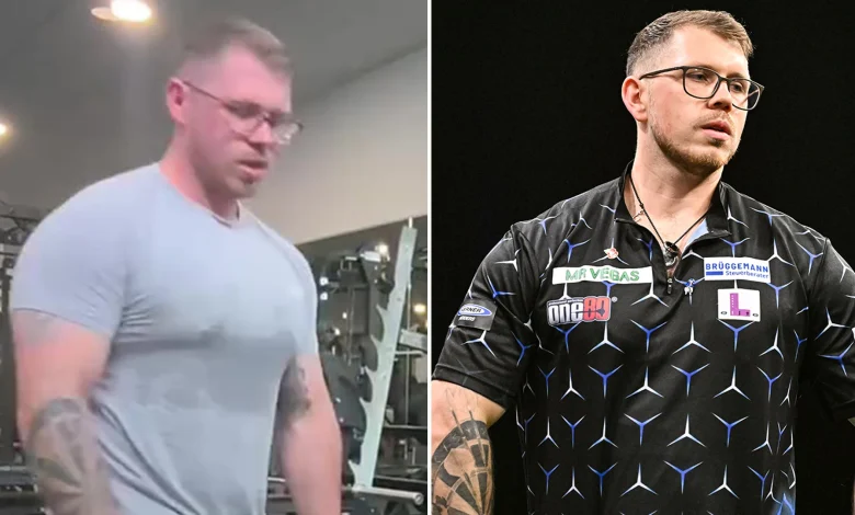 Der deutsche Dartspieler Wenig: Wie ein ehemaliger Powerlifter ins Viertelfinale kam