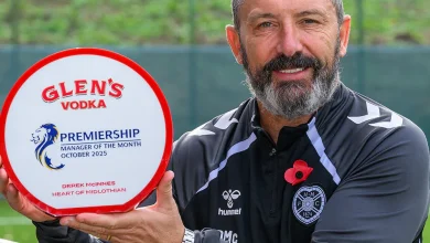 Derek's hat-trick of awards