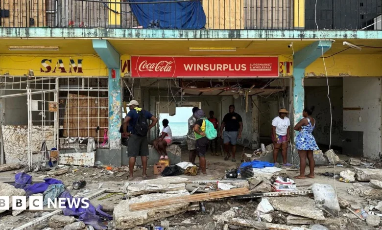 Desperation in Black River, Jamaica, after Hurricane Melissa