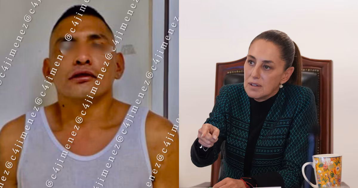 Detienen al hombre que acosó a la presidenta Claudia Sheinbaum