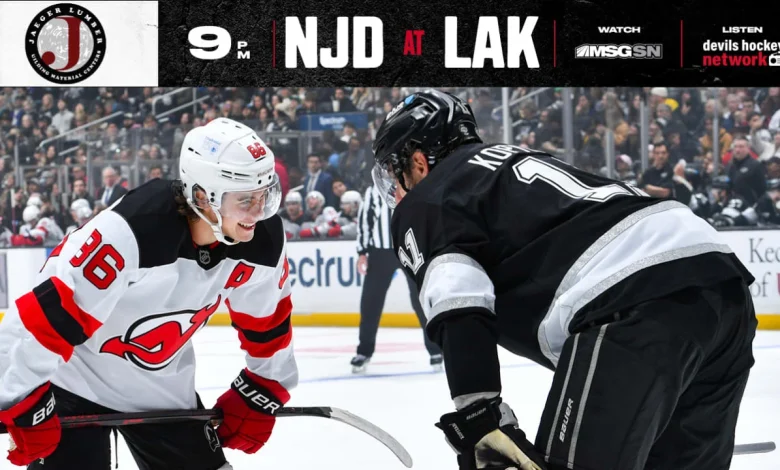 Devils Continue Road Trip in LA | PREVIEW