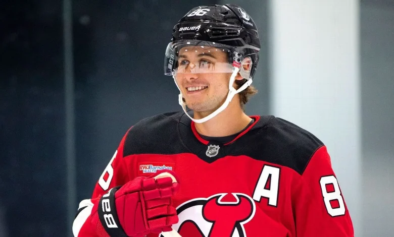 Devils' Hughes suffers 'freak' non-hockey injury
