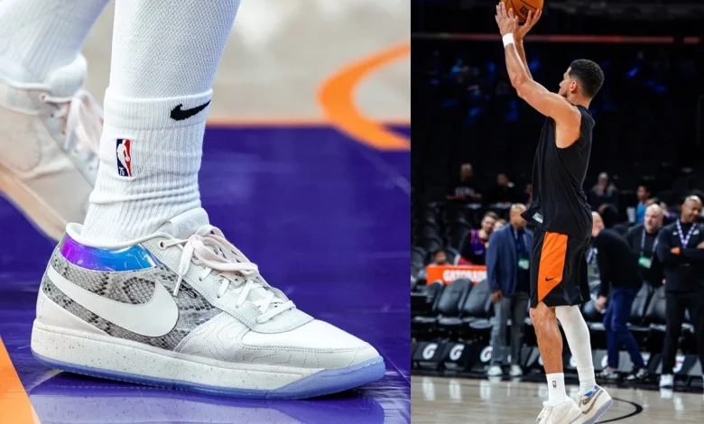 Devin Booker Debuts Nike Book 1 “What The” White PE