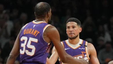 Devin Booker Reacts to Kevin Durant’s Absence Tonight
