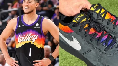 Devin Booker’s Nike Book 1 “The Valley” PE Matches The Suns’ Fan-Favorite Uniforms