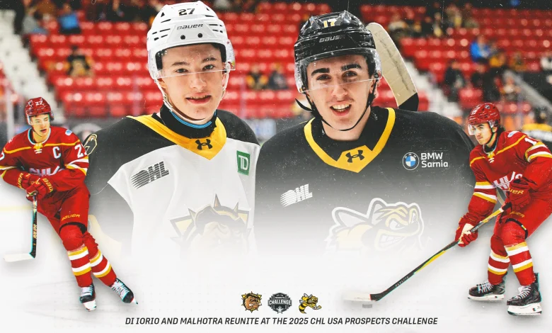 Di Iorio and Malhotra Reunite at 2025 CHL USA Prospects Challenge