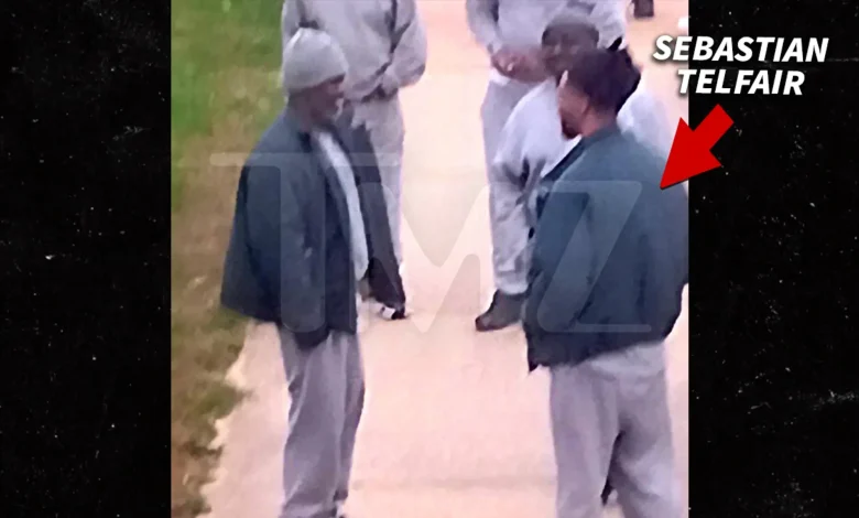Diddy Hanging With Former NBA Star Sebastian Telfair in Prison, See Pics