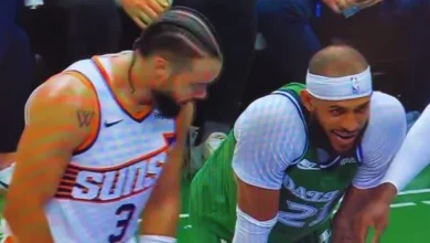 Dillon Brooks Caught Rage-Baiting Daniel Gafford Into Flagrant Foul At The Free-Throw Line [VIDEO]