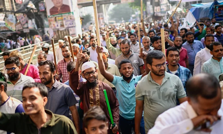 Disruptions hit Bangladesh after former ruling party calls for lockdown to protest Hasina trial