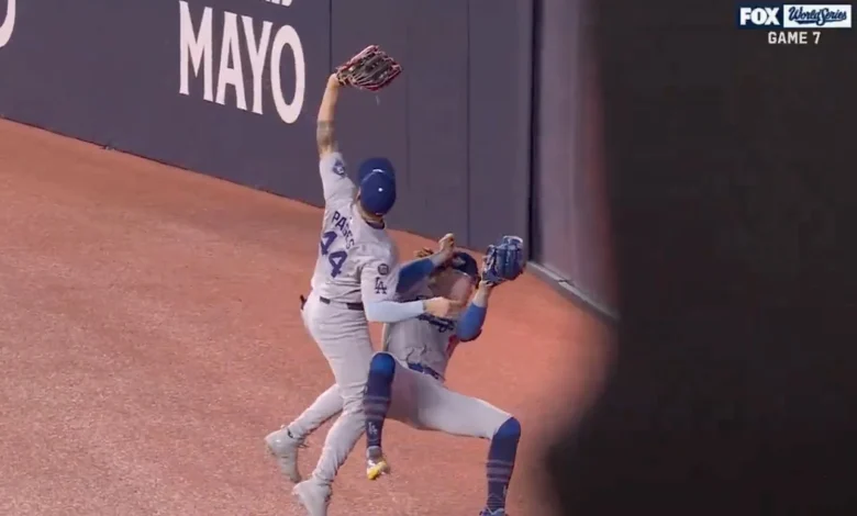 Dodgers’ Andy Pages makes unreal catch to prevent World Series walk-off in 9th inning