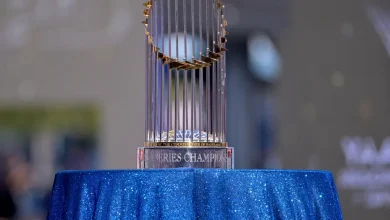 Dodgers player got a World Series trophy tattooed somewhere NSFW
