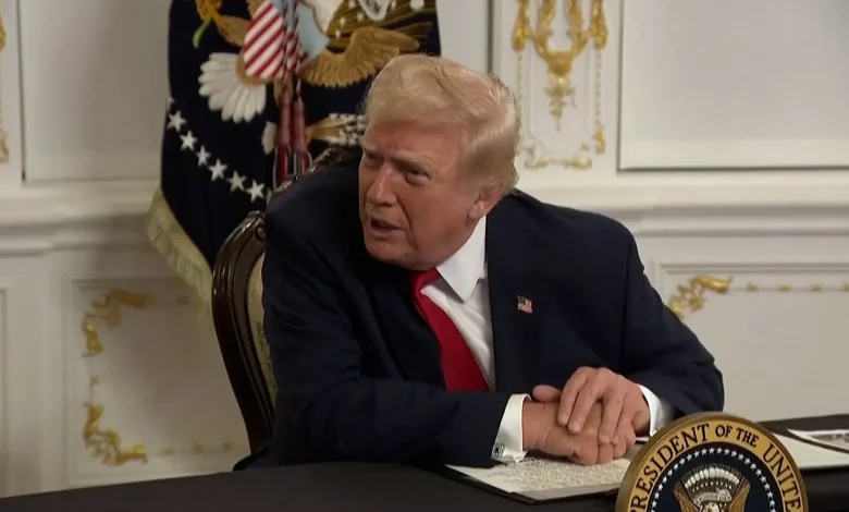 Donald Trump lashes out at reporter asking about DC shooter