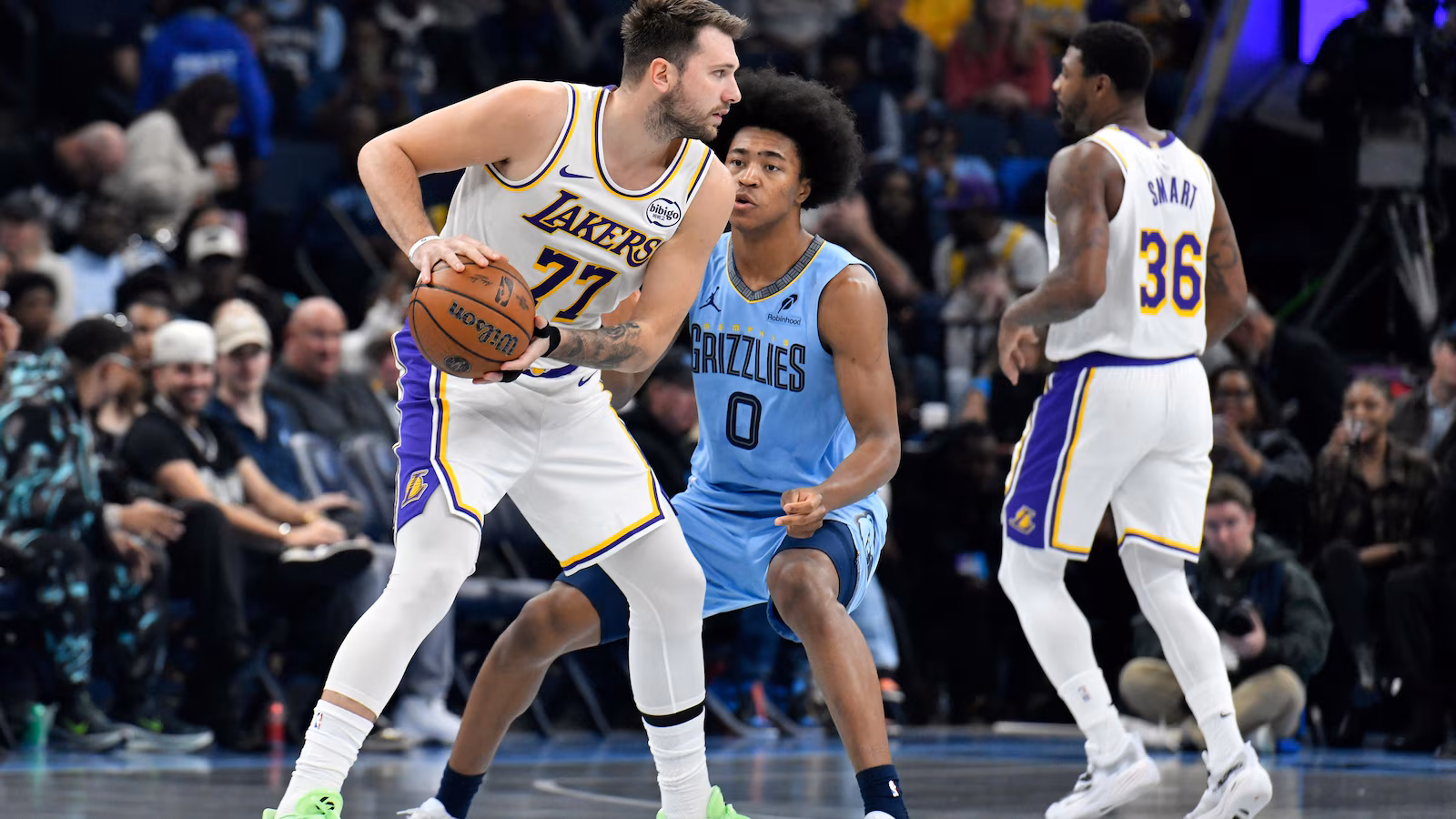 Doncic returns after 3-game absence, scores 44 to lead Lakers past Grizzlies 117-112