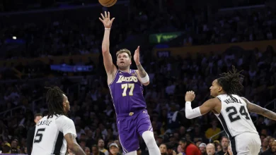 Doncic's Lakers hold off Wembanyama's Spurs, Blazers silence Thunder