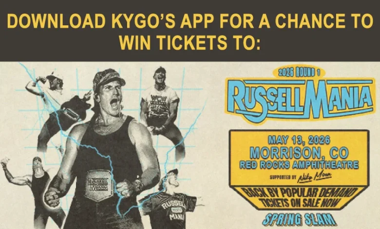 Download the 98.5 KYGO app for your chance to win tickets to Russell Dickerson