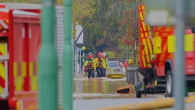 Dozens rescued or evacuated in Wales as Storm Claudia floods Monmouth