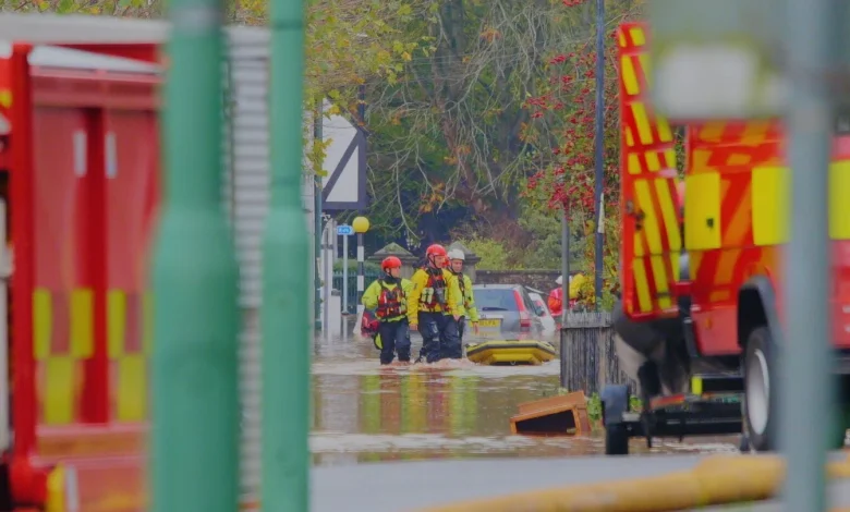 Dozens rescued or evacuated in Wales as Storm Claudia floods Monmouth