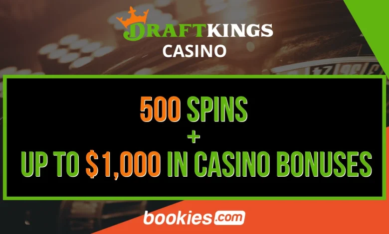 DraftKings Casino Promo: Claim 500 Spins + Up to $1,000 in Casino Bonuses (Nov. 4)
