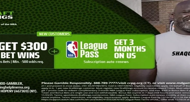 DraftKings Monday Night Football Promo Code Offers $300 in Bonus Bets