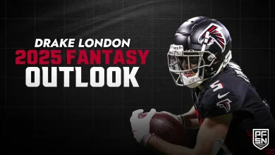 Drake London Fantasy Hub: Week 10 Injury Update, Start 'Em/Sit 'Em Advice, Points Projection, and Weather Impact