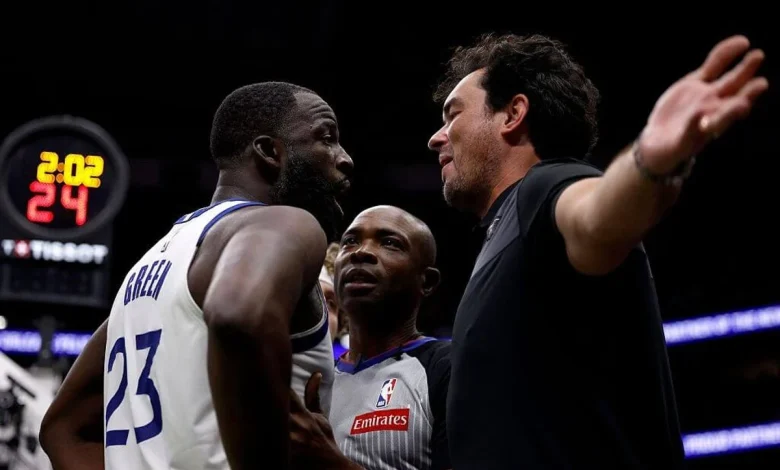 Draymond Green confronts fan during Warriors-Pelicans: ‘He just kept calling me a woman’