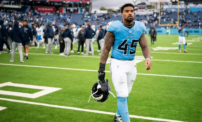 Dre'Mont Jones, Titans OLB, traded to Baltimore Ravens | Source