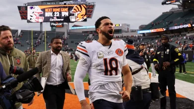“Dressed like the manager at call center”;"Send this guy pair of AirPods": NFL fans react to Caleb Williams' pregame outfit for Giants vs. Bears clash