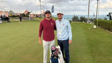 Drew Zielinski makes historic PGA Tour debut in Bermuda with college teammate as caddie