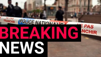 Driver mounts curb and hits pedestrians with 10 injured and several critical