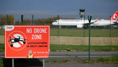 Drones plague Belgium