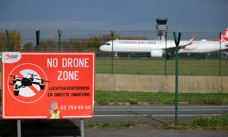 Drones plague Belgium