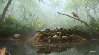 'Drop crocs': Evidence of ancient crocodiles that climbed trees found in rural Queensland