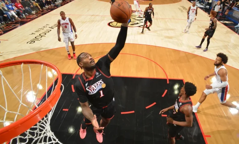 Drummond’s scoring outburst not enough to lift Sixers over Pistons in second night of back-to-back