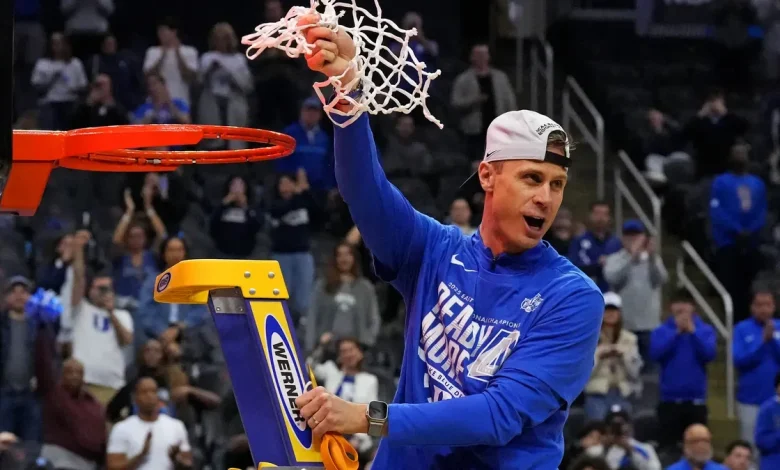 Duke basketball coach Jon Scheyer, from Glenbrook North High to Durham